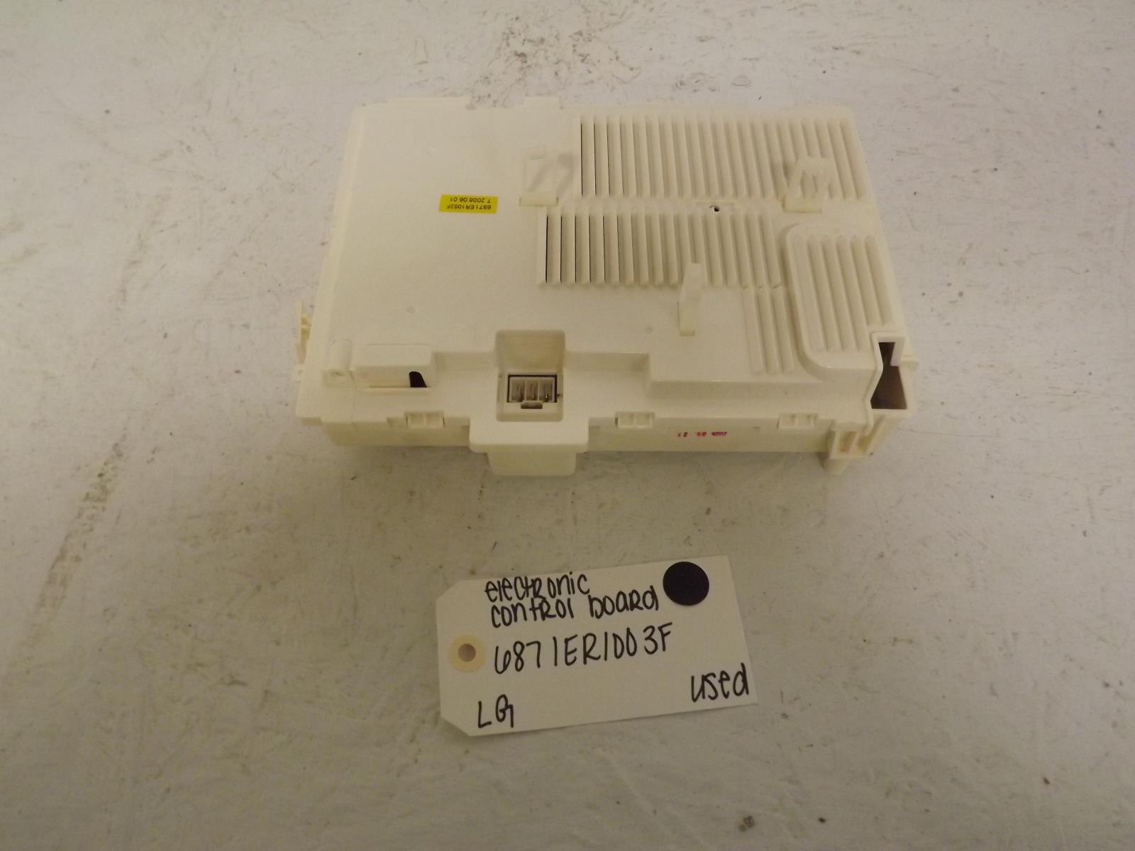 LG Washer 6871ER1003F Electronic Control Board Used LG Washer 6871ER1003F Electronic Control Board Used